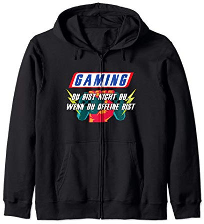 Gaming - Du bist nicht du wenn du OFFLINE bist Kapuzenjacke