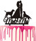 CARISPIBET Hochzeitstortenaufsatz für Bräutigam und Braut, Kusskuchen, dekorativ, zwei Hunde, Mr. & Mrs. Acryl-Silhouette