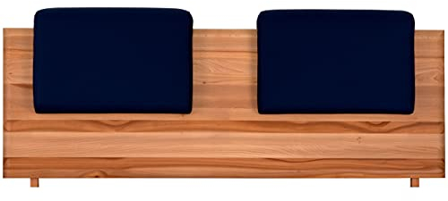 fornera f30 2er Set Steckkissen Polsterkissen für Bettkopfteil Kopfteilpolster Rücklehne Bett Kopfteilkissen Kunstleder. Universell für alle Kopfteile bis 5 cm passend (Royal Blue)
