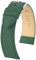 HIRSCH Uhren-Armband Osiris Nubuk M - Uhr-Band aus naturbelassenem Kalbs-Leder - Grün - 12 mm