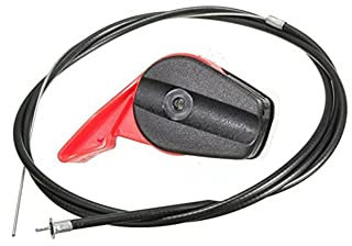 SPORTARC Kit de poignée de commande avec câble d'accélérateur pour tondeuse à gazon de 165 cm