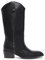 NEROGIARDINI Stivale texano in pelle. Made in Italy 38 Nero NERO