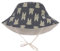 LÄSSIG Baby Kinder Sonnenhut Strandhut Kinderhut Babymütze Wendbar Atmungsaktiv UV-Schutz 50+/Splash & Fun Sun Protection Bucket Hat 2022 Mehrfarbig (Elephant Dark Grey, 46/49)