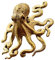 BESPORTBLE Messing- Oktopus- Ornament Mini- Oktopus- Modell Desktop- Oktopus- Wohnzimmer Büro Oktopus- Skulptur 1St
