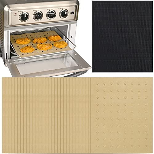 WMKGG 100 PCS Air Fryer Oven Liners, 12 x 11 inch Perforated Rectangular Air Fryer Parchment Paper Disposable Liners for Ninja Foodi Air Fryer, XL Air Fryer, Cuisinart, Breville Toaster Oven