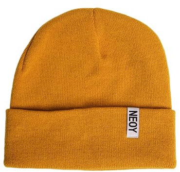 NEOY Unisex Wintermütze Wintermütze für Damen und Herren, gelb, Einheitsgr��e