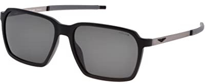 Police SPLL16 Brille, Mattschwarz, Größe 58 für Herren, Schwarz, matt