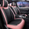 Maiqiken Autositzbezüge Kompatibel Mit Mercedes Benz A, B, C, E Klasse - Protektoren Kissen Automotive Sitzbezüge Rosa-Schwarz (MH31)