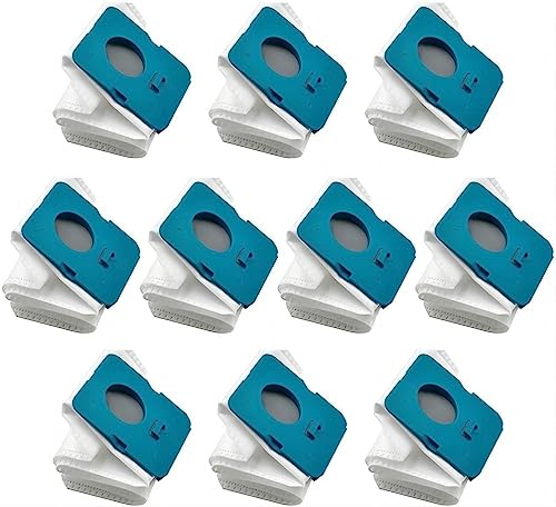 Lot de 10 sacs à poussière pour station de nettoyage, accessoires de rechange pour aspirateur sans fil, compatibles avec Samsung BESPOKE Jet VCA-ADB95