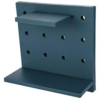 Lochbrett-Aufbewahrungsregal für Zuhause, Wandregal, Küchen-Organizer, Badezimmer-Accessoires, Schlafzimmer-Dekoration, Regale, Aufbewahrungsorganisation (D)