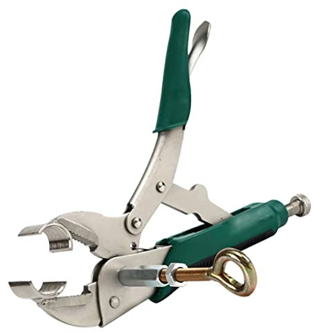 Professional Welding Pipe Pliers Durable Chrome Vanadium Alloy Steel Special Tool for Floor Heating Repair 5.90x2.56 Floor Heating Pipe Lock C Clamp