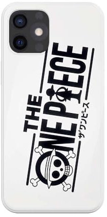 Transparent Design Case for Apple iPhone, Printed in France, Anime, One Piece, Logo (iPhone 12)