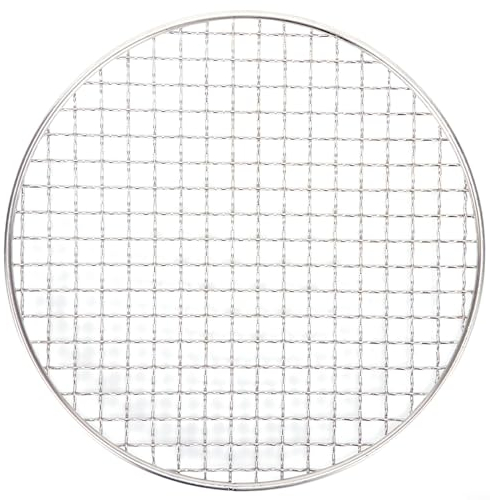 Rundes Grillgitter 15–38 cm, Edelstahl-Grillnetz, Mehrzweck-Grillrost, Tablett, Edelstahl, Kreuz, rund, Dampfkühlgitter (180 mm)