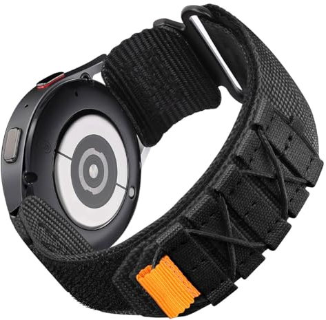 Nixiamy uhrenarmband 20mm 22mm Militärisches nylon Geflochten Ersatz Band mit Schnellverschluss Geeignet Robustes Ersatzband für Männer Großes Handgelenk