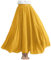 Jupe Longue Femme Bohème Été - Taille Élastique Coton Décontracté Pour Vacances Plage - Plissée Chic Et Élégant Fond De Robe