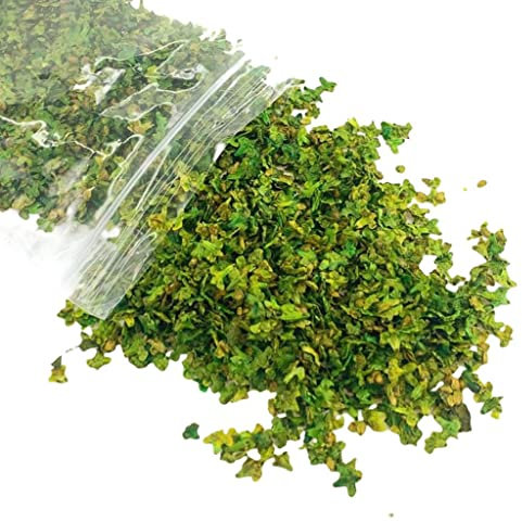 Baoblaze Escena Accesorios Hoja Hierba Mechones Mesa de Arena Diorama Micro Paisaje Material de construcción Hoja en Miniatura Modelo estático para Adornos de