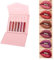 6 Colors Matt Ink Lippenstift Set Velvet Matt Nudetöne Rose Pink Waterproof Long-Lasting Non-Stick Cup Not Fade Shimmer Lip Gloss Roter Liquid Lipstick Set For Women (6PCS#A, 12ml)