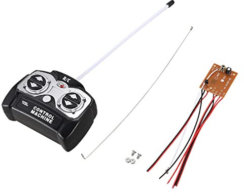 Uanratg 5CH 27Mhz Télécommande Circuit Récepteur Unité + Télécommande pour Radio Jouet Voiture Tank RC