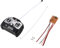 Uanratg 5CH 27Mhz Télécommande Circuit Récepteur Unité + Télécommande pour Radio Jouet Voiture Tank RC