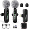 TZEKING Kabelloses Lavalier-Mikrofon mit LED-Display,Plug-and-Play Mikrofon Kabellos,Mini Mikrofon kompatibel mit Type C/iPhone/USB-C,für Videoaufzeichnung,Live-Streaming,YouTube,TikTok,Vlog,Interview