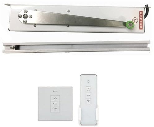 Chiudiporta Automatico, Open/Close Window elettricamente costruzione di ventilazione motorizzato Casement driver WiFi Tuya di Smart Remote Control Window Attuatore(Kit4)