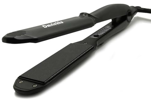 Dmriektu Hair Straighteners for Women, 38mm Wide Plate Hair Straighteners, Ceramic Tourmaline Coating Plate Smooth Flat Iron, 5-Speed Temperature Levels for All Hair Types (150-230℃)