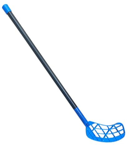 rockible Hockey Stick Floorball Stick, Floorball Schläger, Unihockey Stock, Senior Holzschläger, Floorball Stick für Kinder-Feldhockeyschläger für Outdoor-Teamsporttraining, Blau