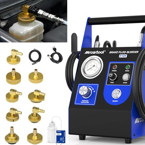 PLAYOCCAR Automatic Brake Bleeder Kit Brake Fluid Elec Vacuum Bleeder Kit