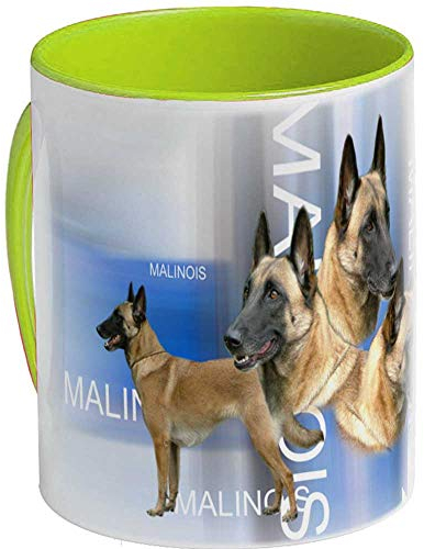 Pets-easy.com keramik becher (LG) Pistache Hund Belgische Schäferhunde