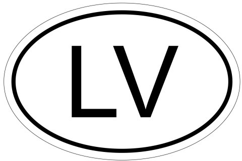 Kiwistar - Autoaufkleber - 10x6,6 cm - außen klebend - Lettland LV 10 x 6,6cm Autoaufkleber Sticker Aufkleber KFZ Flagge Fahne