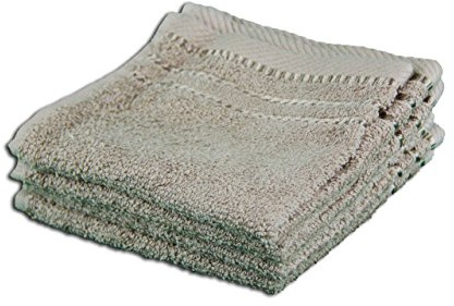 Gözze - Seiftuch-Set, 4er-Set, Berlin, 100% Baumwolle, 30 x 30 cm - Beige