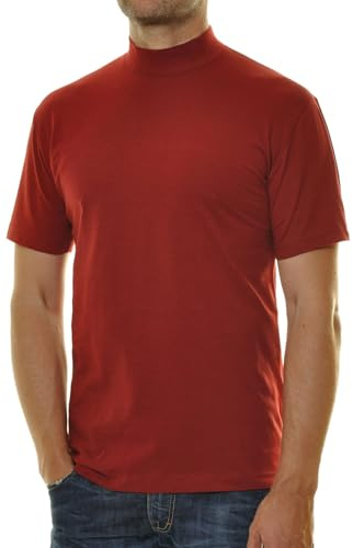 RAGMAN Herren Stehkragenshirt Kurzarm