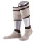 Almbock Trachtenloferl Herren - Loferl in beige Herren Trachtensocken kurz, meliert