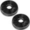 SPARES2GO Active Carbon Odour Filter compatible with Logik Cooker Hood/Vent Extractor (Pack of 2)