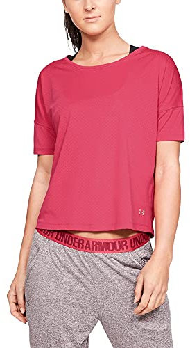 Under Armour Armour Sport Oversized T-Shirt Femme Rose FR : XL (Taille Fabricant : XL)
