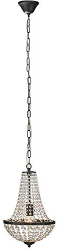MARKSLOJD 107026 Leuchte Crystal, 60 W, Sandy Black