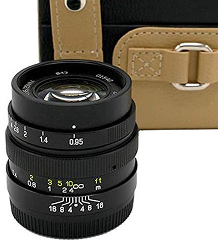 Zhongyi Mitakon Speedmaster 25mm f/0.95 per Micro Quattro Terzi Fotocamera OMD GH4 EM1 - Colore Nero
