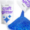 Hemway Blue Sapphire Holographic Craft Glitter 100 g 3,5 oz Microfin 1/256 0,004 0.1mm pour Arts Crafts Gobelets papier de verre Décorations projets de bricolage