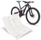 Riesel Design® Frame:Tape 3000 Fahrrad Rahmenschutz - Stylische Fahrrad Schutzfolie/Selbstklebende Fahrradschutzfolien/MTB Rahmenschutzfolie als Kratzschutz (Clear)