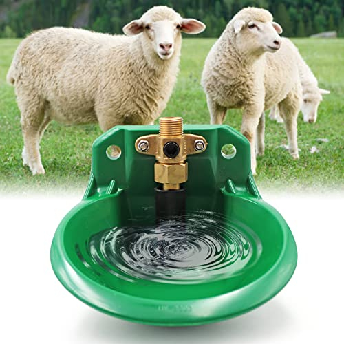Abreuvoir pour Moutons Abreuvoir pour bovins Abreuvoir Automatique pour chèvres Distributeur d'eau de Grande capacité Abreuvoir pour pâturages Abreuvoir avec vanne à Flotteur