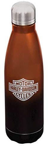 Harley-Davidson Electroplate B&S Bouteille d'eau métallique en acier inoxydable – 500 ml