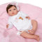 MARÍA JESÚS Reborn Baby Silikon Vinyl Reborn Puppe 2kg und Head Drop Effekt Reborn Baby mädchen dekoriert mit Rötungen Falten Lebensechte babypuppen Reborn Babys Reborn Babypuppen