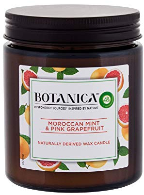 Air Wick Botanica Vela Mint & Pink Grapefruit 205 Gr, S0578876