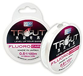 Asso Trout Area Fluorcarbon – 0,8 GB, 100 m, Spule, WHITE-00