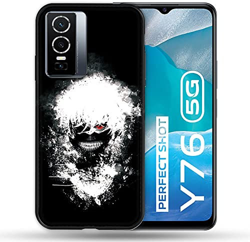 Cokitec Schutzhülle für Vivo Y76 5G Manga Tokyo Ghoul Kaneki Tag