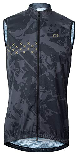 CATENA Gilet de cyclisme coupe-vent pour homme Gilet léger et respirant Veste de cyclisme sans manches pour l'équitation Course à pied Sports de plein air