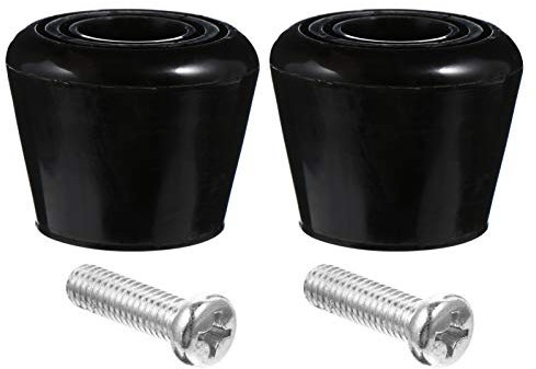 Homoyoyo Rollschuh Bremsklotz 4 Stück für Rollschuhe Schwarz PU