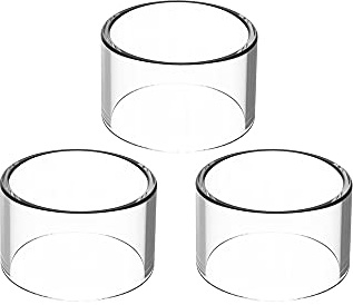 RUIYITECH Ersatz-Glasröhren für Aspire Nautilus 3, 4 m-l, transparent, 3 Stück