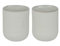 Mette Ditmer Sand Grain Mug, 30 cl., 2-Pack Ø8 x H9,5 cm Kit [Set]