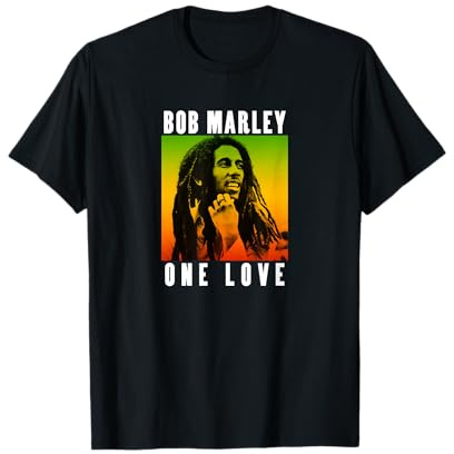 Offizieller Bob Marley One Love Farbverlauf T-Shirt